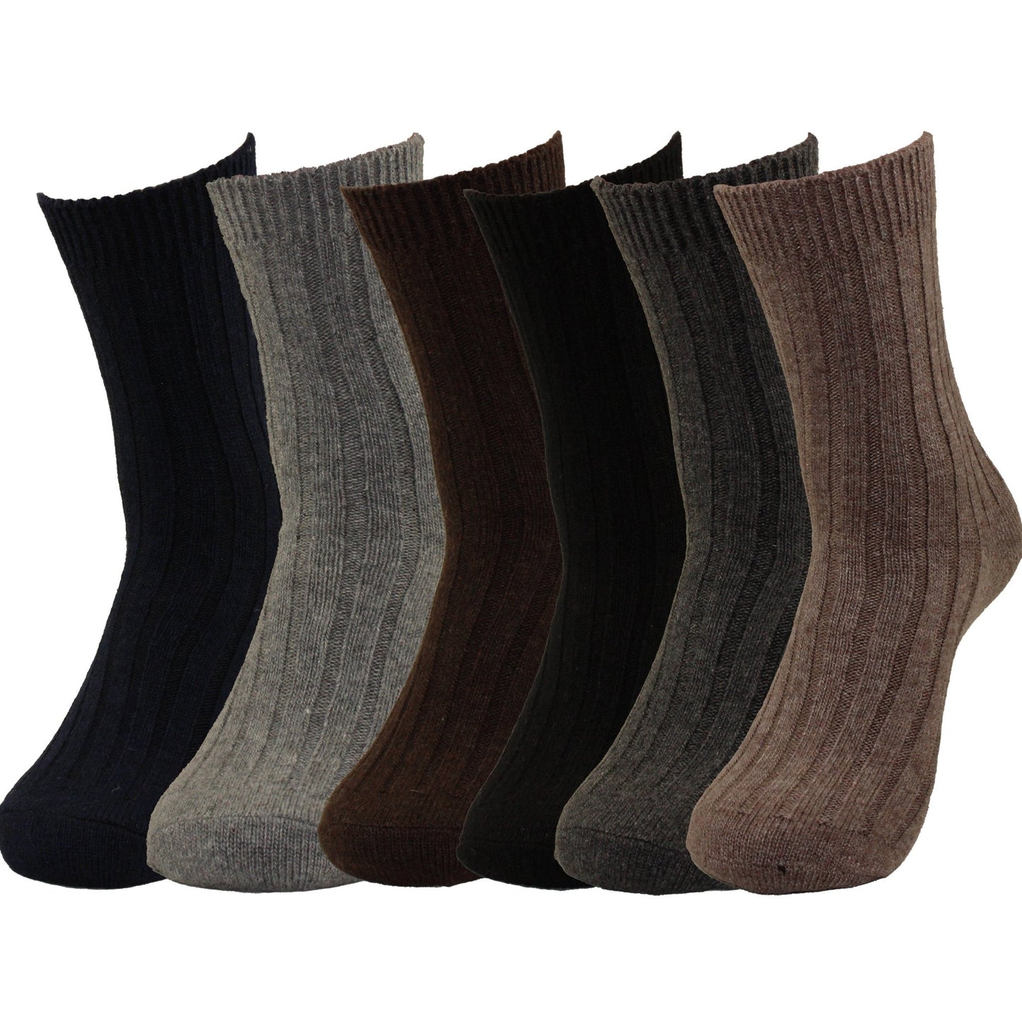 Herren Thermo Socken aus feiner Schafwolle – 6er Set für ultimativen Komfort und Wärme - Organicshop24
