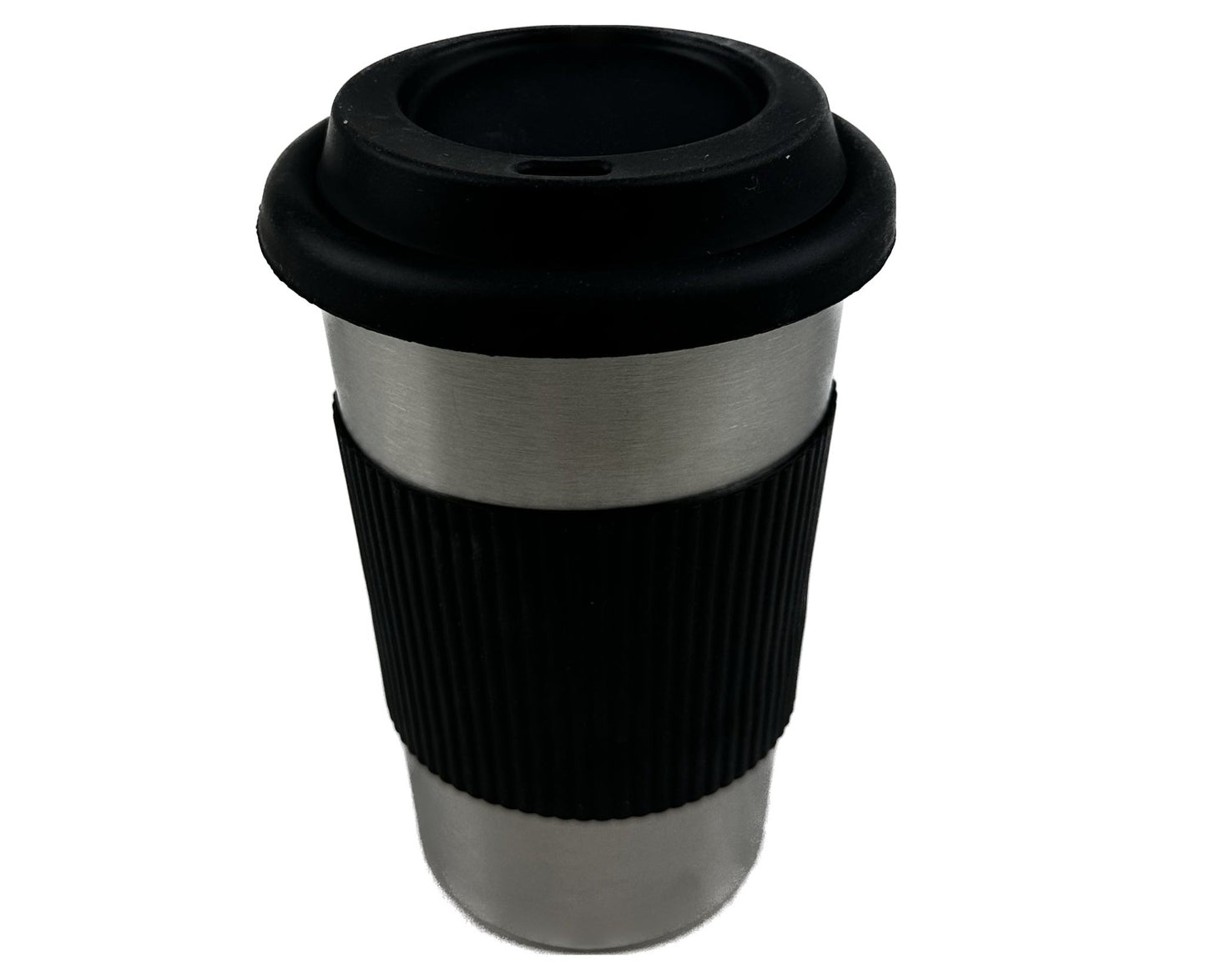 Edelstahl Kaffeebecher mit einen abnehmbaren Deckel und einen - Organicshop24