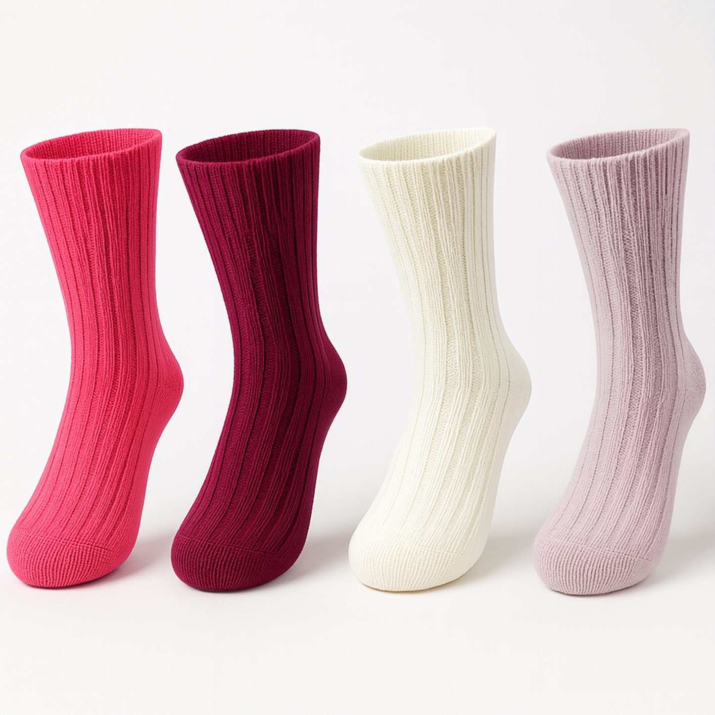 Alpaka Nordlicht Femme – Thermo Socken aus Alpakawolle & Schafwolle, warm & weich, 4er Set
