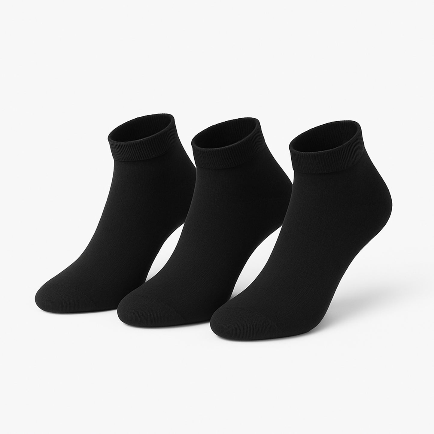Sneaker Socken  aus Bambuscellulose gew. Viskosefaser (3 Paar)