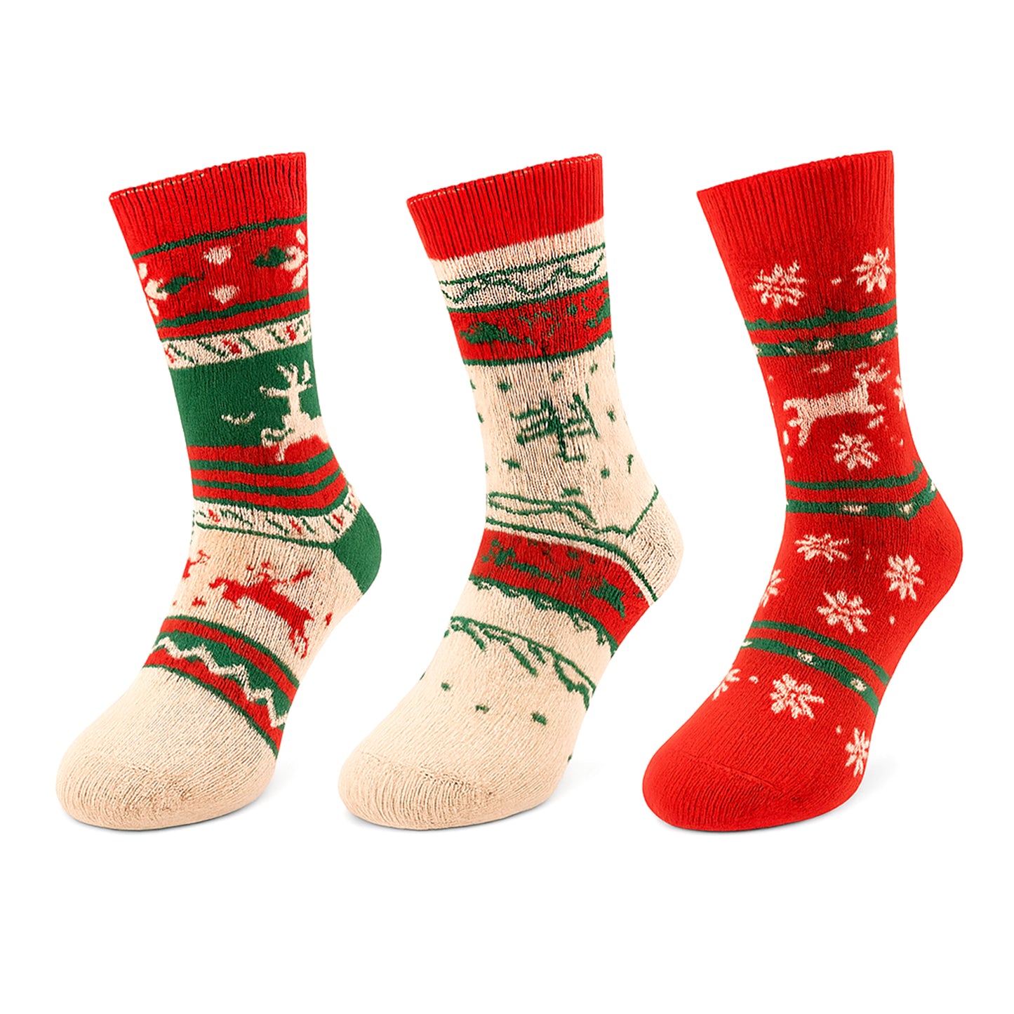 Alpaka Thermo-Socken 3er-Pack – Extra warm, weich & langlebig