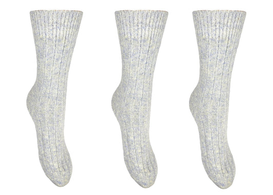 Bruno Barella Winter Thermo Socken aus Lammwolle – 3er Set, mulesingfrei - Organicshop24