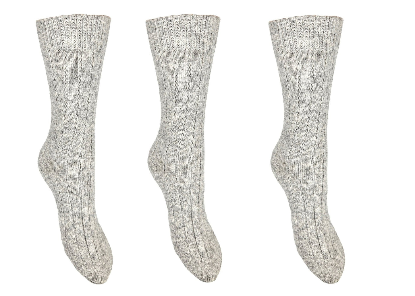 Bruno Barella Winter Thermo Socken aus Lammwolle – 3er Set, mulesingfrei - Organicshop24