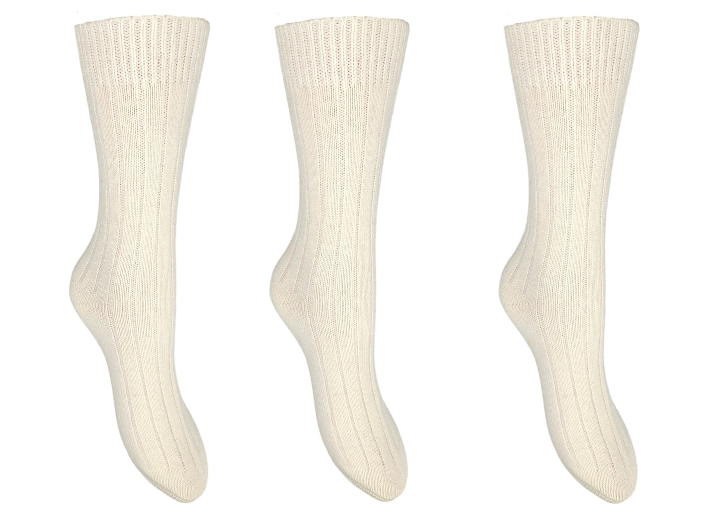 Bruno Barella Winter Thermo Socken aus Lammwolle – 3er Set, mulesingfrei - Organicshop24