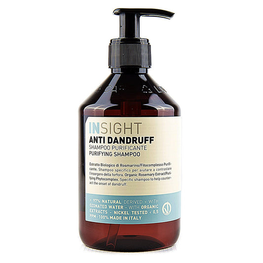 Insight Anti Dandruff veganes zertifiziertes Shampoo gegen Schuppen 400 ml - Organicshop24