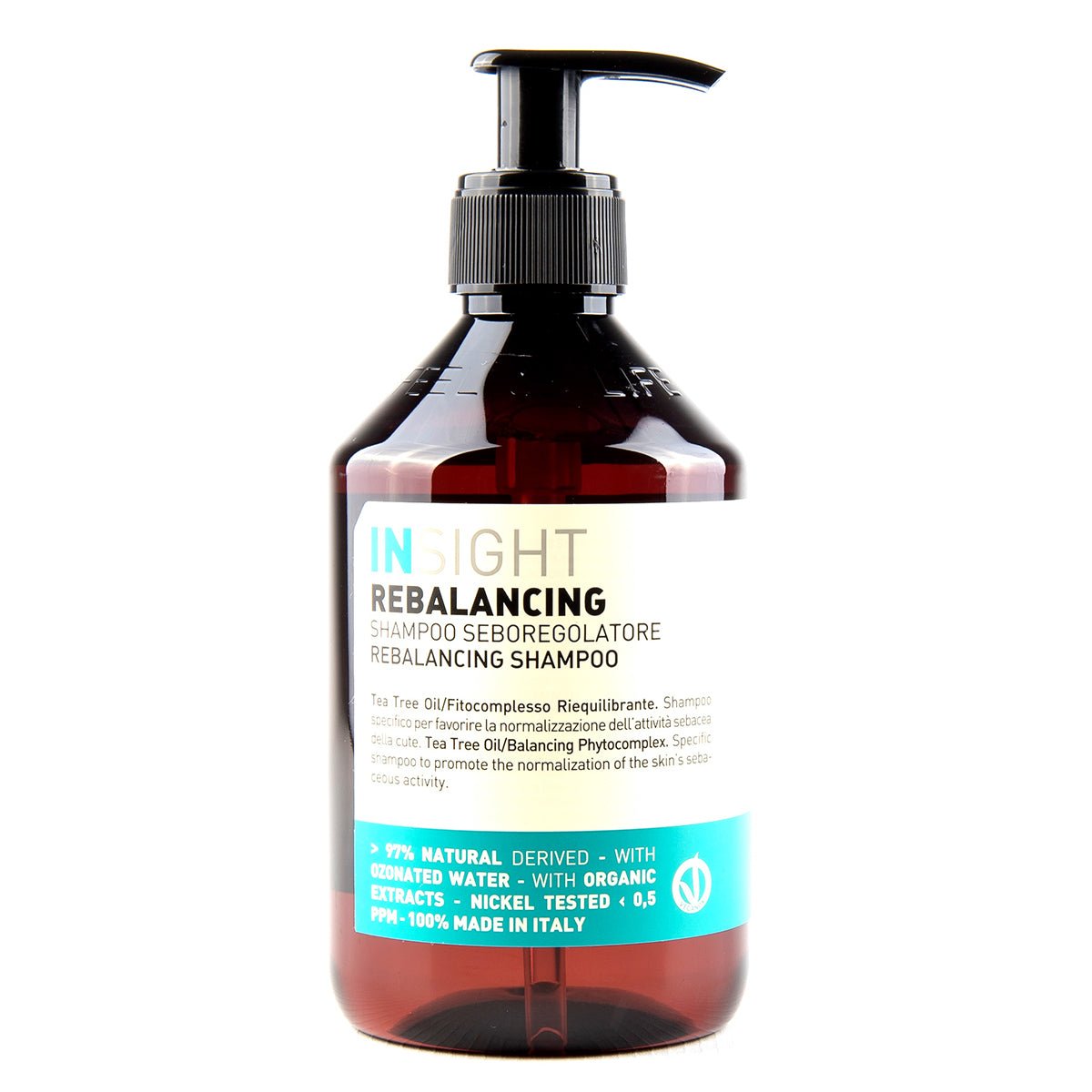 Insight Rebalancing Vegan zertifiziertes Talg regulierendes Shampoo 400ml - Organicshop24