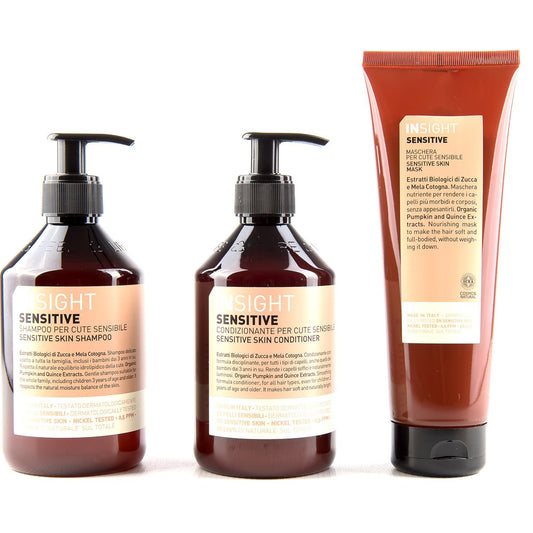 Insight Sensitive Shampoo Conditioner Maske Set für empfindliche Kopfhaut - Organicshop24