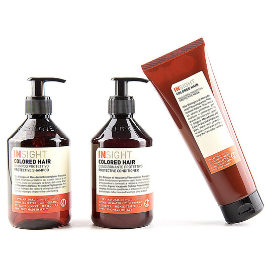 Set mit 400ml Shampoo, 400ml Conditioner und 250 ml Maske für gefärbtes Haar - Organicshop24