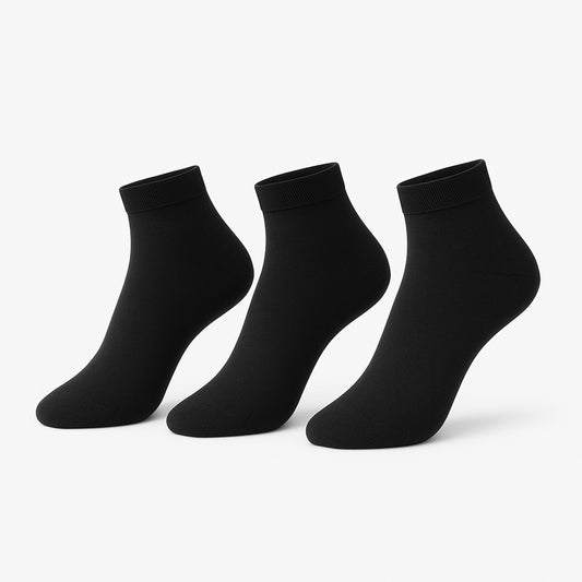 Sneaker Socken  aus Bambuscellulose gew. Viskosefaser (3 Paar)