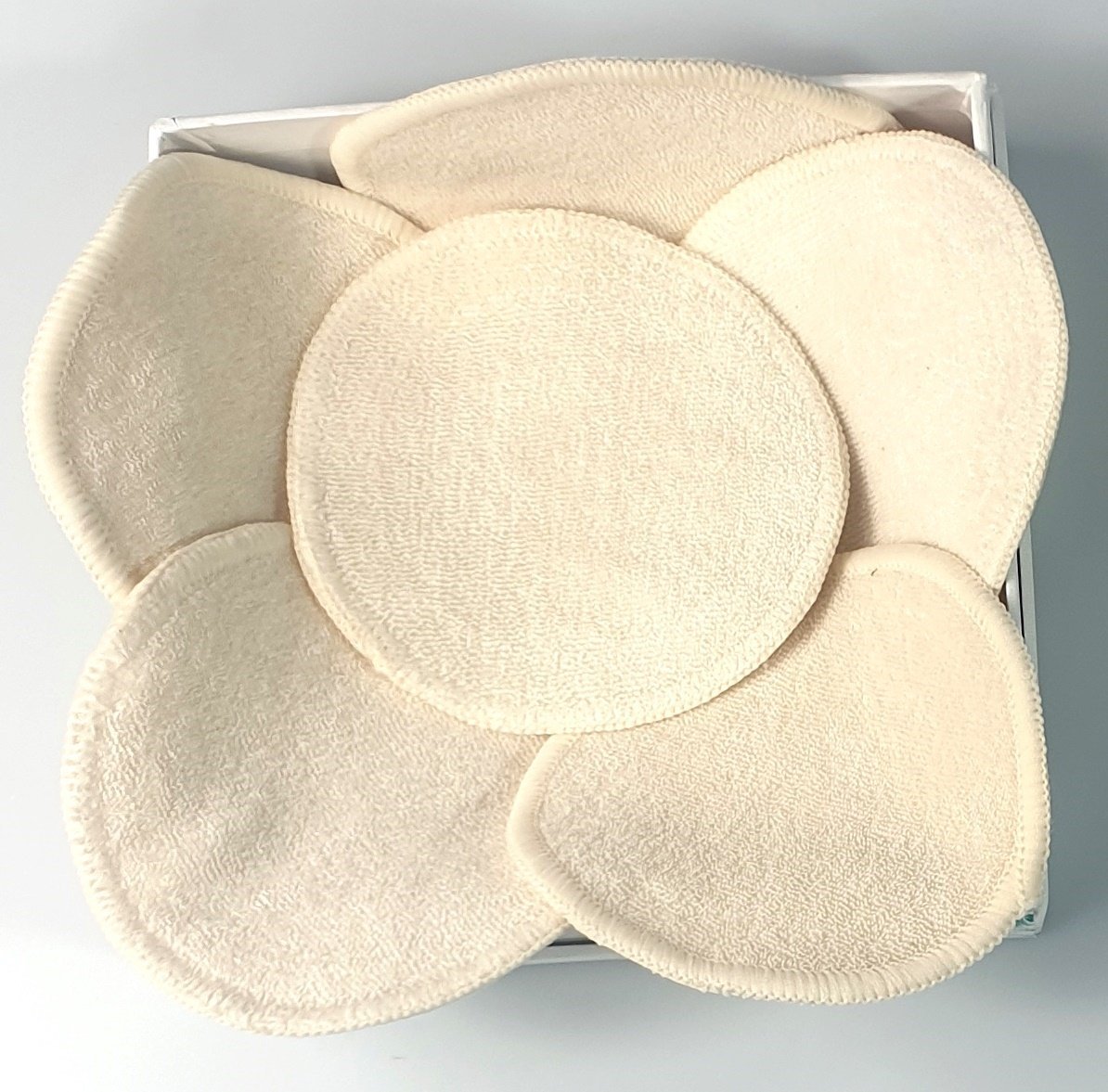 "6 Pack" Waschbare Reinigungs-Pads aus Bio-Baumwolle - Organicshop24