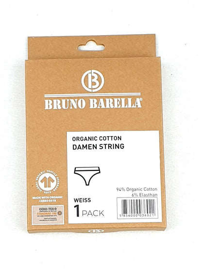 "7 Pack" GOTS zertifizierte String aus feinster Biobaumwolle - Organicshop24