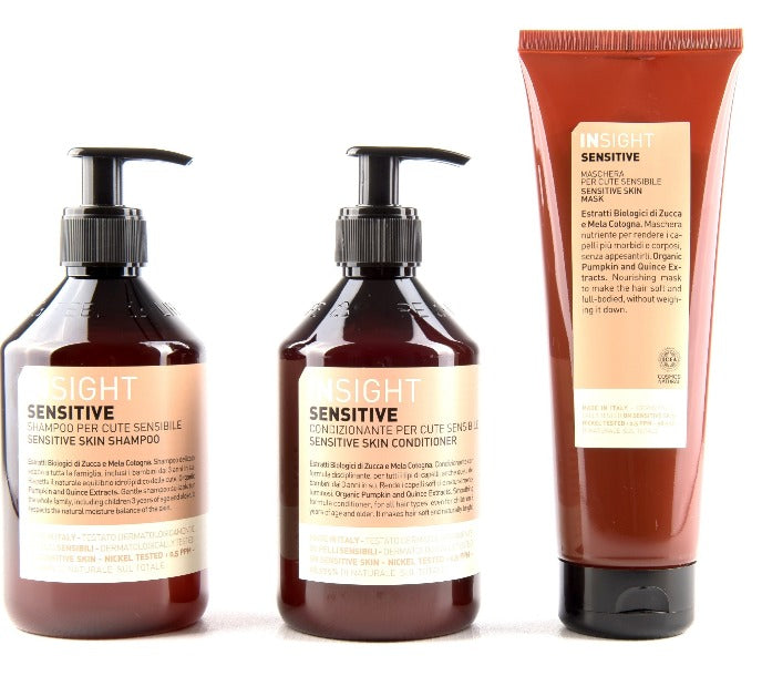 Insight Sensitive Shampoo Conditioner Maske Set für empfindliche Kopfhaut - Organicshop24
